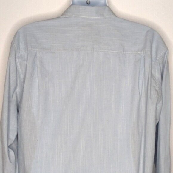Tommy Bahama Relax Blue Long Sleeve Stripe Button Up Shirt Men XL X-Large - Picture 8 of 9